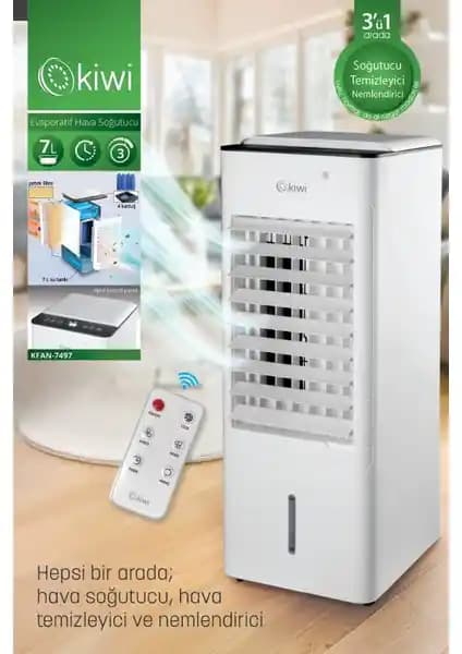 Kiwi KFAN-7497 Çok Fonksiyonlu Hava Temizleyici Nemlendirici ve Soğutucu Cihazı İncelemesi