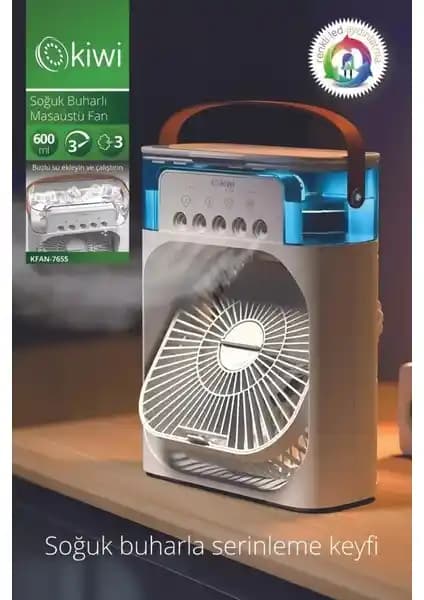 Kiwi KFAN-7655 Çok Fonksiyonlu Masaüstü Fan ve Nemlendirici Ürünü Özellikleri ve Kullanım Avantajları