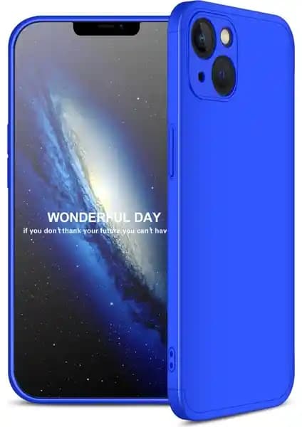 KNY Apple iPhone 13 3 Parça 360 Ays Kapak: Şık ve Dayanıklı Koruma Çözümü