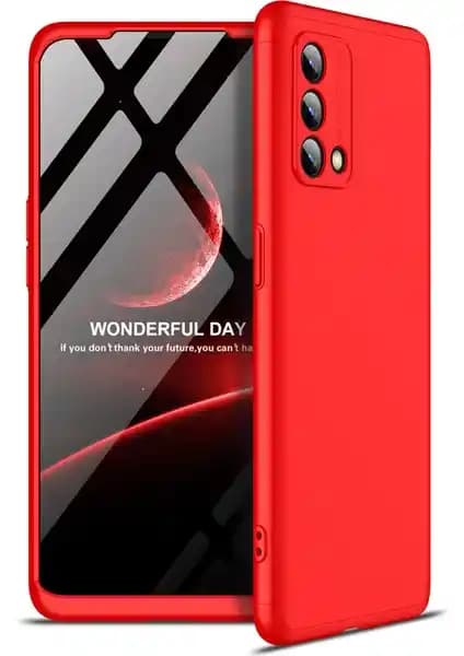 KNY Oppo A74 Kılıf 3 Parça 360 Ays Kapak: Şık ve Dayanıklı Koruma Çözümü