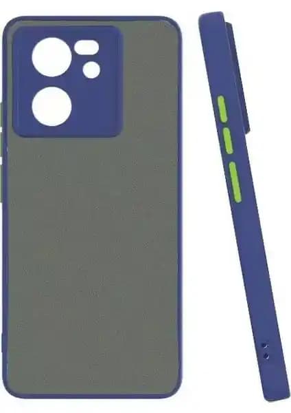 KNY Xiaomi Mi 13T Renkli Kenarlı Kamera Korumalı Buzlu Hux Kapak: Şıklık ve Koruma Bir Arada