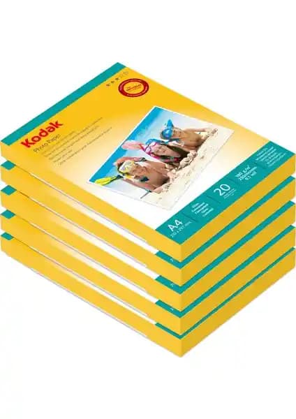Kodak 180 Gr/m² 20x30-A4 Parlak Fotoğraf Kağıdı: Yüksek Kalite ve Dayanıklılık Sağlayan Ürün