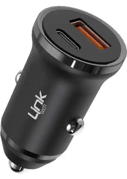LinkTech C484E 20W PD Type-C ve USB Araç İçi Şarj Adaptörü Güçlü ve Güvenilir Çözüm