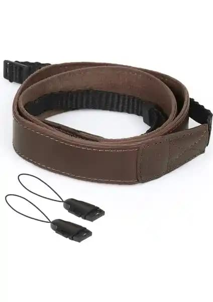 Megagear MG1519 DSLR ve SLR Kameralar İçin Şık ve Fonksiyonel Deri Omuz Askısı