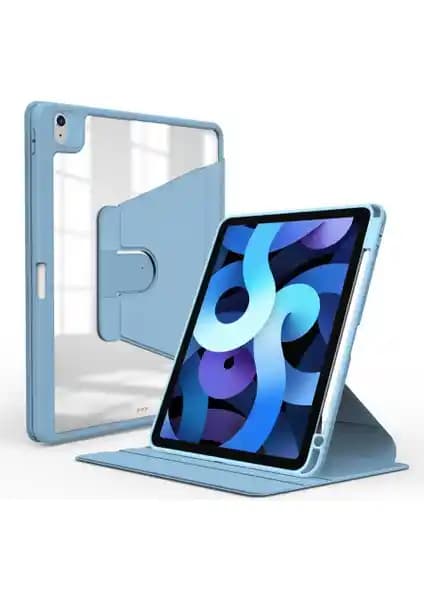 MobaxAksesuar Apple iPad Air 11 inç M2/M3 Kılıfı Şeffaf ve Dönebilen Koruma Çözümü
