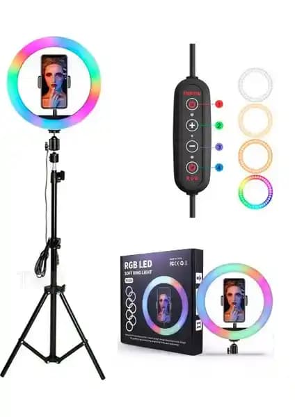 NKŞ RGB LED Ring Light: Çok Yönlü İçerik Üretimi İçin Uygun Profesyonel Işık Çözümü