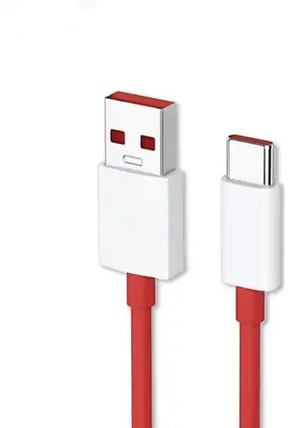 Oneplus C202A Type-C Kırmızı Şarj ve Veri Kablosu 1 Metre Uzunlukta Güvenilir Performans