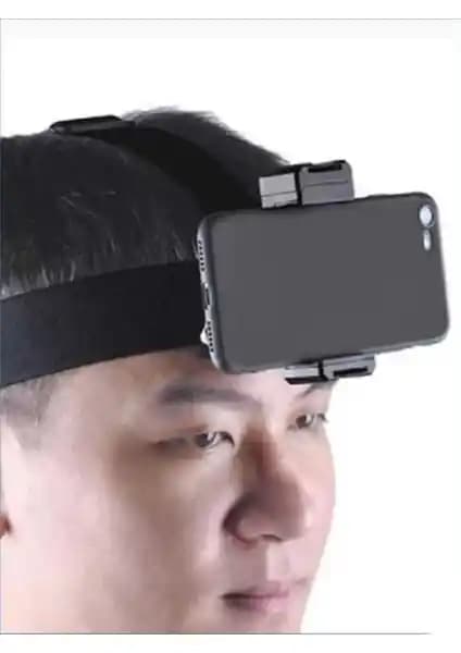 Outfire SM5 Kafa Bantı Cep Telefonu Uyumlu Video Çekim Seti Profesyonel Kullanım