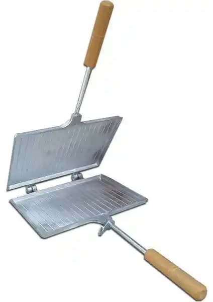 Özaslanlılar Ocak Üstü Alüminyum El Tost Makinesi Pratik ve Dayanıklı Mutfak Aleti