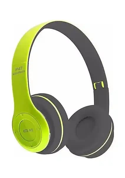 P47 Yeşil Renk Wireless Kulaklık Modern Tasarım ve Üstün Performans Özellikleriyle