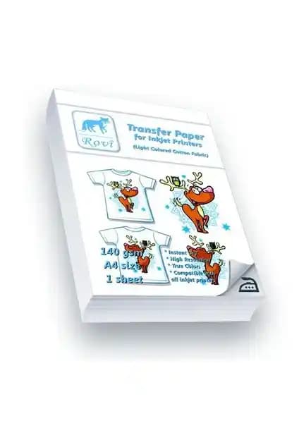 Rovi Açık Renk Pamuklu Kumaşlar İçin Transfer Kağıdı İncelemesi ve Kullanım Rehberi