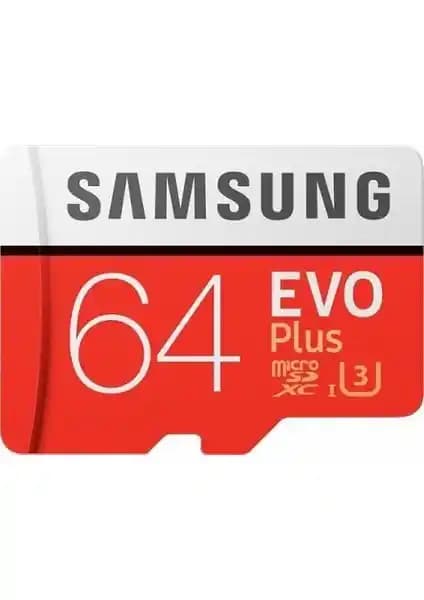 Samsung EVO Plus 64GB microSDXC Kart Yüksek Hız ve Güvenilirlik Sunar