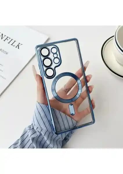 Samsung Galaxy S25 Ultra için Şeffaf Silikon Kılıf Estetik ve Koruma Sağlar