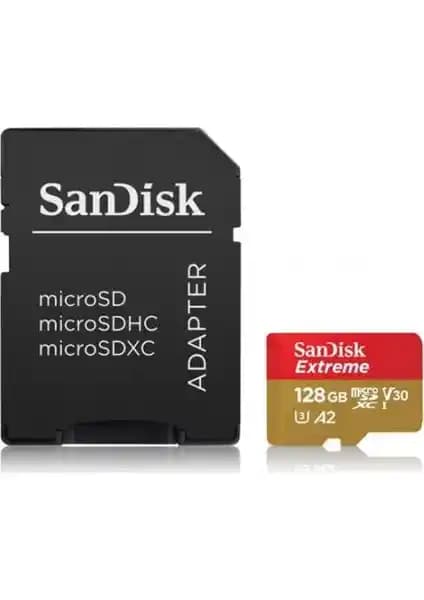 SanDisk Extreme microSDXC 128GB Hafıza Kartı Yüksek Performans ve Güvenilirlik Sağlar