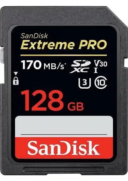 SanDisk Extreme Pro 128GB SDXC Hafıza Kartı Yüksek Performans ve Güvenilirlik Sunar