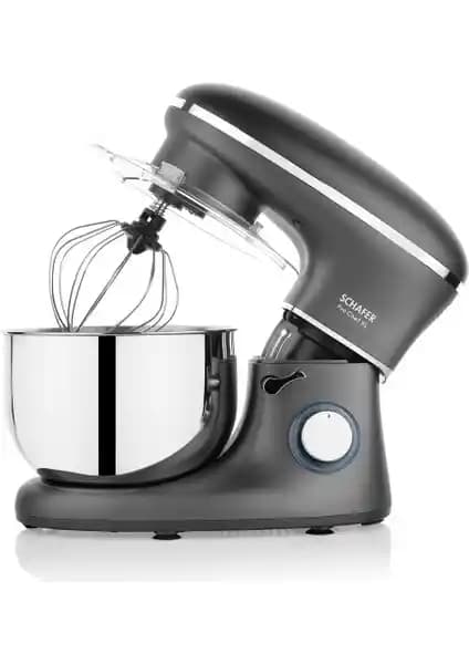 Schafer Prochef XL Stand Mikser 5 L Antrasit - Güçlü ve Şık Mutfak Mikseri