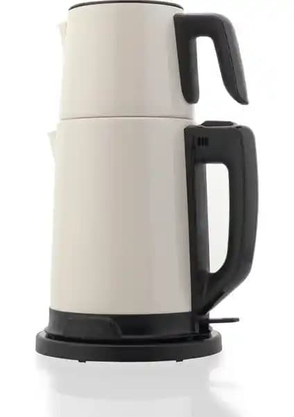 Schafer Teelike Elektrikli Çay Makinesi Krem Renkli ve Fonksiyonel Tasarım Özellikleri