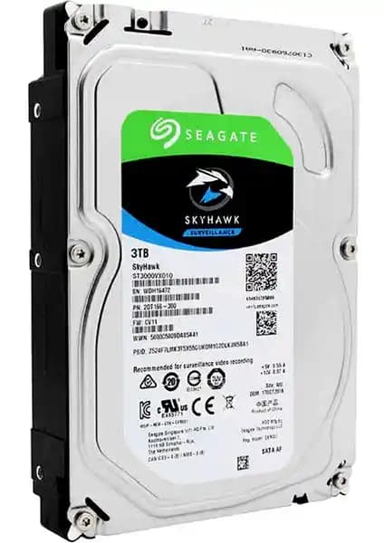 Seagate Skyhawk 3TB Güvenlik Kamerası Diski Yüksek Kapasiteli ve Güvenilir Depolama