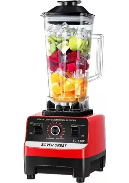 Silver Crest SC-1589 yüksek performanslı çok fonksiyonlu blender 4500W güçle dayanıklı ve kullanışlı tasarım
