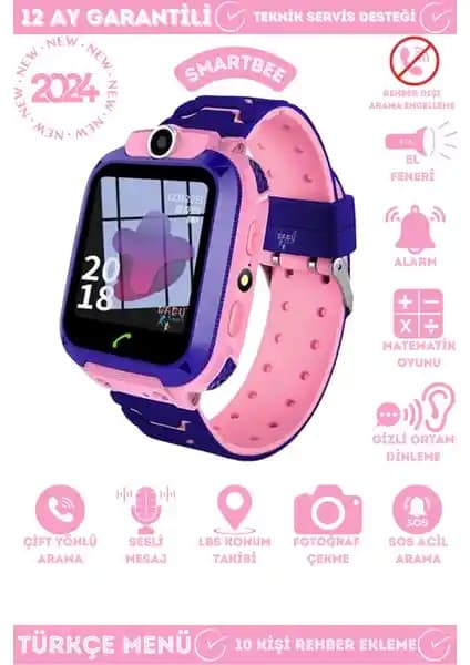 Smartbee Q12 Akıllı Çocuk Takip Saati Güvenlik ve Teknolojinin En Güncel Çözümü