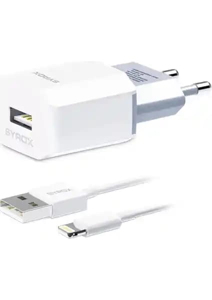 Syrox iPhone Lightning Hızlı Şarj Cihazı: Güvenilir ve Taşınabilir Performans