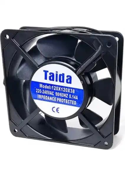 Taida 120X120X38 mm 220V AC Kare Fan: Yüksek Performanslı Elektronik Soğutma Çözümü
