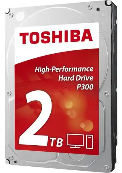 Toshiba P300 3.5 İnç 2TB Yüksek Performanslı Güvenilir Masaüstü Sabit Diskleri
