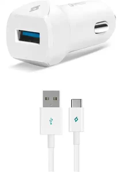 Ttec SpeedCharger QC 3.0 Araç Şarj Aleti ve USB-C Kablo Hızlı ve Güvenilir Şarj Çözümü