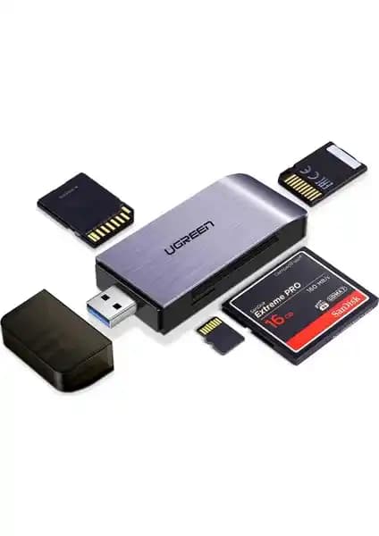 Ugreen USB 3.0 Kart Okuyucu: Yüksek Hızlı ve Çok Fonksiyonlu Hafıza Kartı Okuyucu
