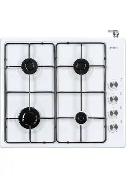Vestel SO-6004 B DG Set Üstü Gazlı Ocak Modern Mutfaklar İçin Dayanıklı ve Şık Tasarım
