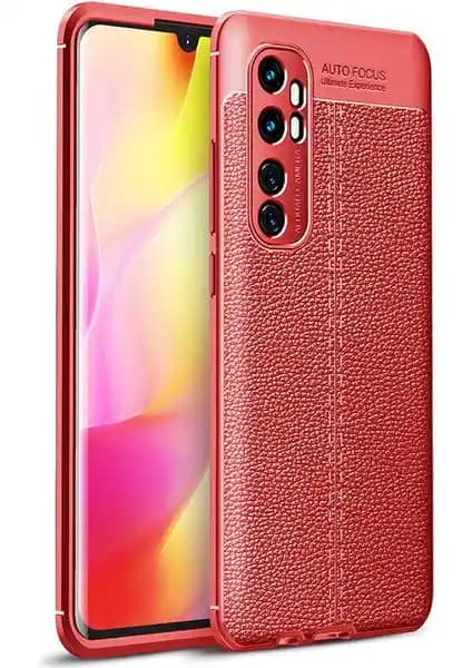 Xiaomi Mi Note 10 Lite İçin Darbeye Dayanıklı Deri Görünümlü Kılıf ve Kamera Koruma Özellikleri