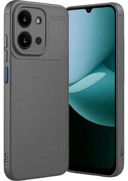 Xiaomi Redmi 15C Uyumlu Karbon Desenli Silikon Kılıf ile Şıklık ve Koruma