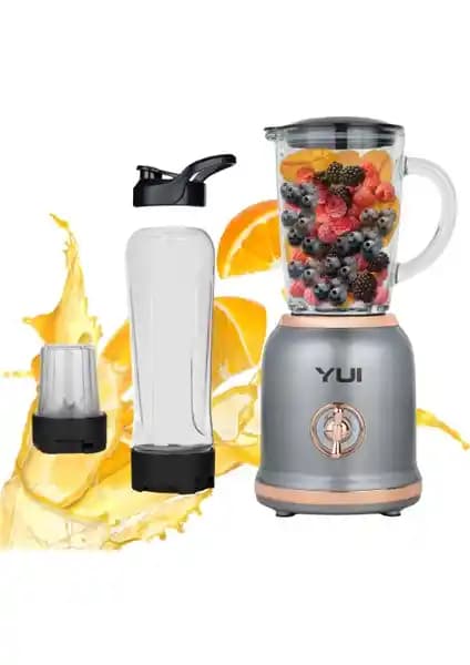 Yui M18 3'ü Bir Arada Retro Smoothie Blender: Çok Fonksiyonlu ve Güçlü Mutfak Aleti