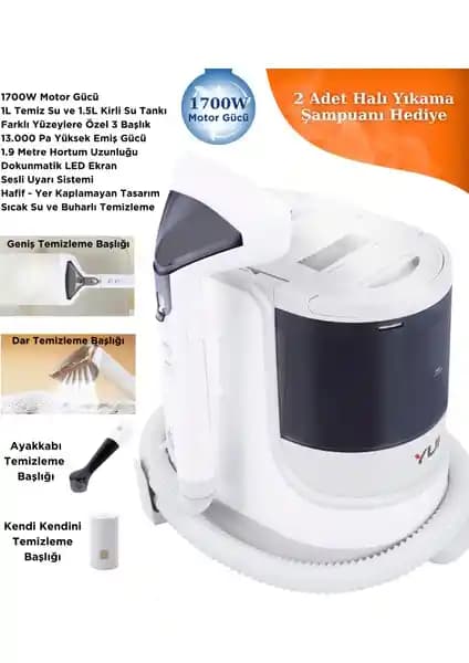 Yui XV12 Pro Max Buharlı Temizlik Makinesi: Güçlü ve Çok Yönlü Ev Temizliği Çözümü