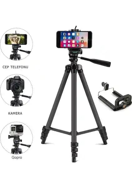 Zamass 3120A Çok Yönlü Tripod Kamera ve Telefon Tutucu Ürünü İncelemesi