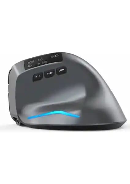 Zelotes F-26C Dikey Ergonomik Bluetooth LED Ekran Mouse İnceleme ve Özellikleri