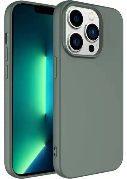 Zore Apple iPhone 14 Pro Max Koyu Yeşil Mara Lansman Kapak - Şık ve Dayanıklı Koruma Çözümü