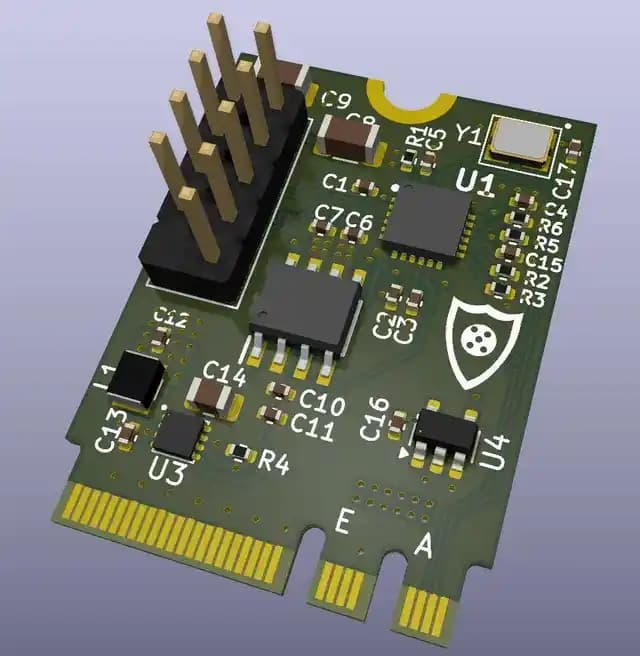 A+E Key M.2 Slotundan USB 2.0 Ön Panel Adaptör Kartı Tasarımı ve Teknik İyileştirmeler