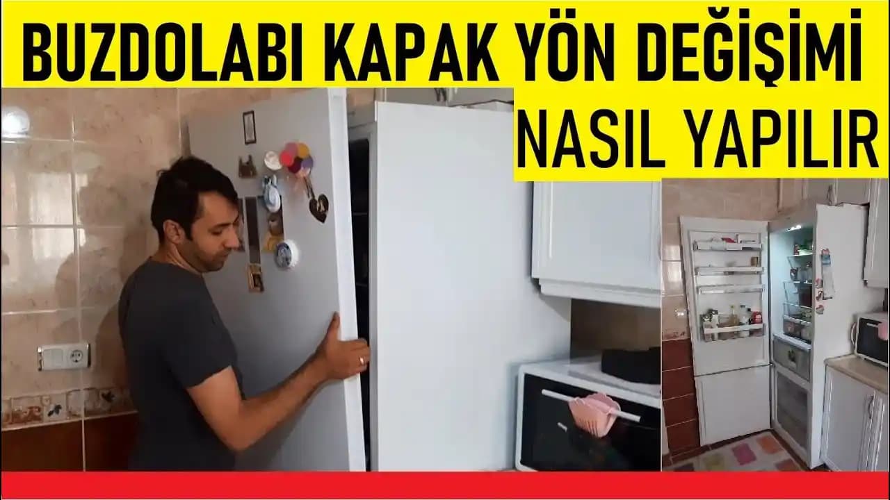 Buzdolabı Kapı Yönü Değiştirme ve Klips Çıkarma Yöntemleri ve Dikkat Edilmesi Gerekenler