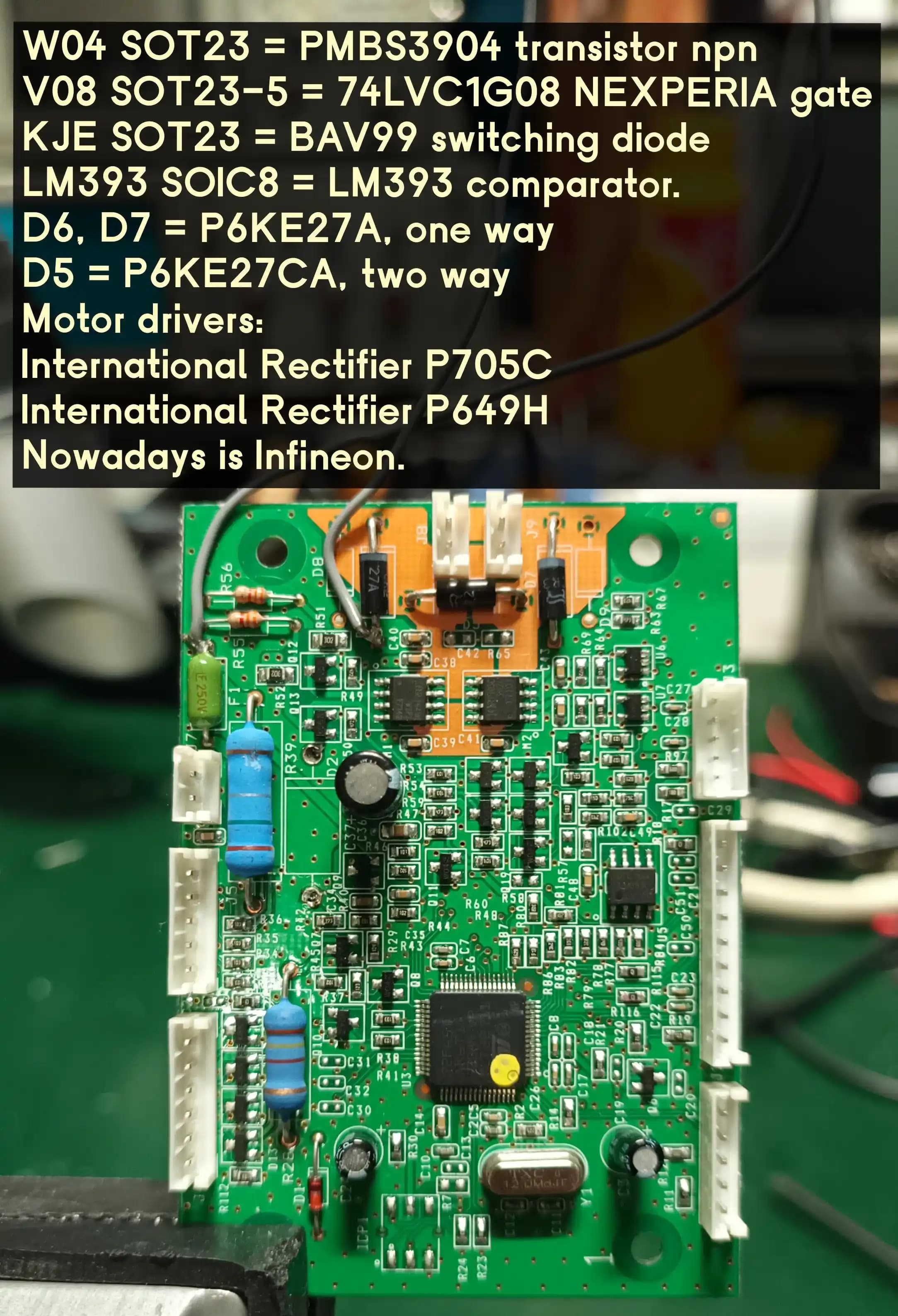 Logitech G25 Direksiyon PCB Onarımı ve Modifikasyonlarında Mosfet ve Diyot Değişiklikleri