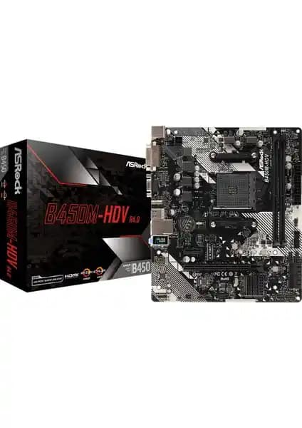 ASRock B450M-HDV R4.0 Anakart İncelemesi: Uygun Fiyatlı ve Çok Yönlü Seçenek