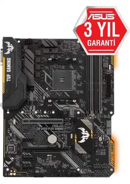 Asus TUF B450-Plus Gaming Anakartı: Dayanıklılık ve Performansın Güçlü Buluşması