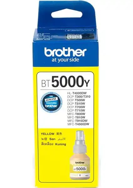 Brother BT5000Y Sarı Mürekkep Kartuşu: Yüksek Kapasiteli ve Canlı Renkli Baskı Çözümü
