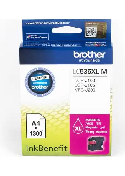 Brother LC535XLM Kırmızı Mürekkep Kartuşu: Yüksek Kapasiteli ve Güvenilir Baskı Çözümü