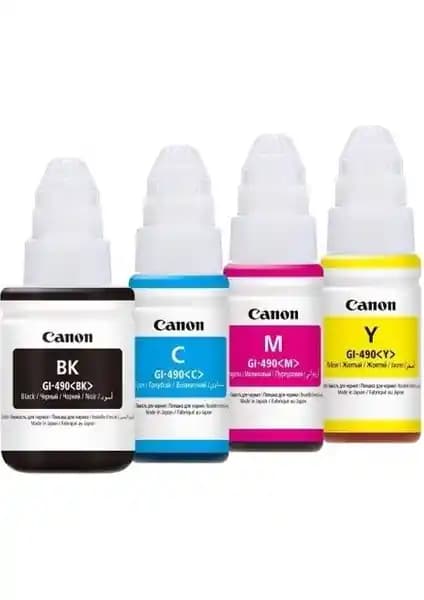 Canon GI-490 Pixma G2410 Orijinal Mürekkep Seti ile Yüksek Kalite ve Güvenilir Baskı Çözümleri