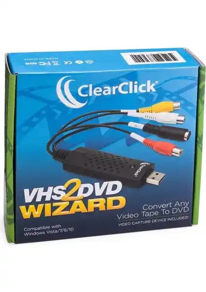 ClearClick VHS'den DVD'ye Sihirbazı ile Eski Videolarınızı Dijitalleştirin
