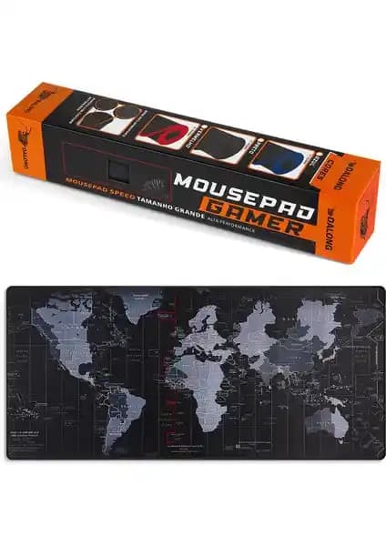 Dalong Dünya Haritalı Büyük Boyutlu Mouse Pad - Dayanıklı ve Şık Masa Aksesuarı