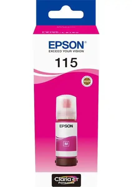 Epson 115 Ecotank Kırmızı Mürekkep Şişesi Yüksek Kalite ve Ekonomik Çözüm