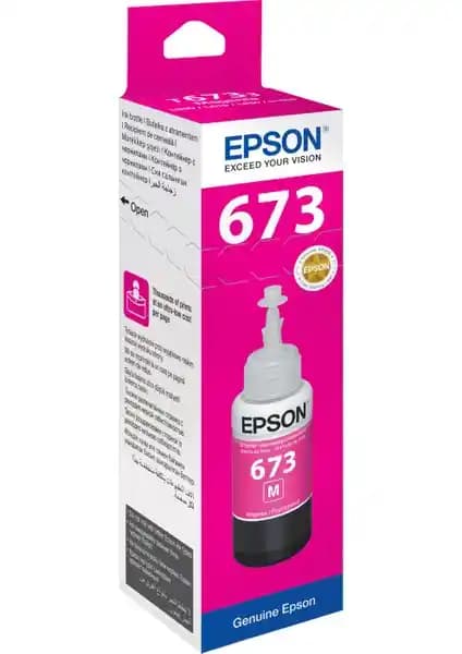 Epson T6733 L800 70ml Kırmızı Mürekkep Kartuşu - Yüksek Kalite ve Dayanıklılık