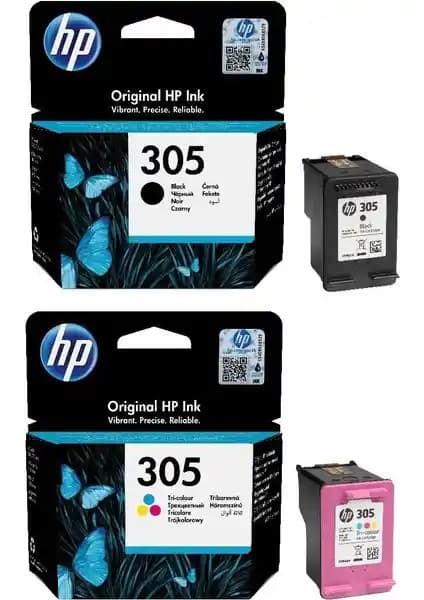 HP 305 Avantaj Paketi Orijinal Kartuşlar ile Yüksek Kaliteli Baskı Sağlar